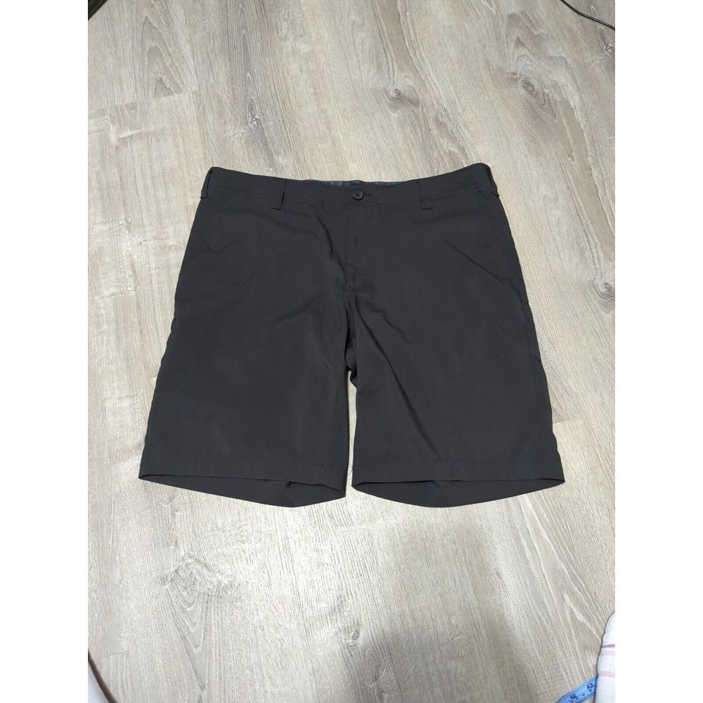 BCG Mens Black Essential Golf‎ Shorts Size 34x 10 Inch Inseam